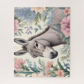 Charmante Blume von Donkey Pastel Puzzle (Vertikal)