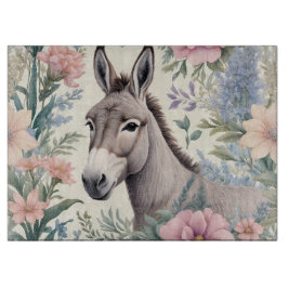 Charmante Blume von Donkey Pastel Schneidebrett
