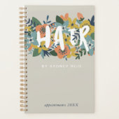 Charmante Blumenhaar - Stylist Ernennung Planer (Vorderseite)