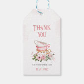 Charmante Blumenlehrer Geschenkanhänger (Vorderseite)