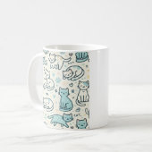 Charmante Cat-Themed-Tasse Kaffeetasse (Vorderseite Links)