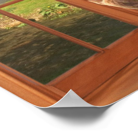 Charmante Cotswolds Landschaft mit Freunden Poster (Ecke)