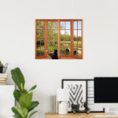 Charmante Cotswolds Landschaft mit Freunden Poster (Heimbüro)