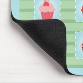 Charmante Cupcakes Mousepad (Ecke)