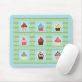 Charmante Cupcakes Mousepad (Mit Mouse)