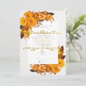 Charmante Einfachheit bei Hochzeiten Einladung (Stehend Vorderseite)