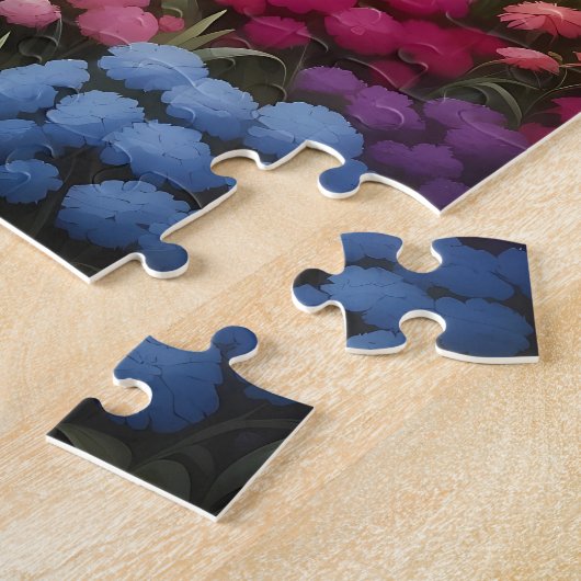 charmante Fantasy Hütte Illustration Puzz Puzzle (Seite)