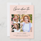 Charmante Fotosammlung Eleganter Abschluss Ankündigung (Vorderseite)