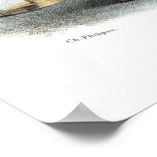 Charmante französische Vintag-Chic-Mode Poster (Ecke)