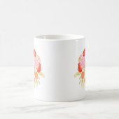 Charmante Frühlingspastete Flora Kaffeetasse (Mittel)