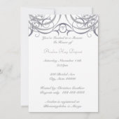 Charmante Graubrauchtenkuche Bridal Dusche Einladu Einladung (Rückseite)