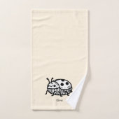 Charmante handGezeichnet Käfer-Illustration Badhandtuch Set (Handtuch)