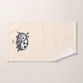 Charmante handGezeichnet Käfer-Illustration Badhandtuch Set (Handtuch)
