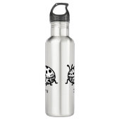 Charmante handGezeichnet Käfer-Illustration Edelstahlflasche (Vorderseite)