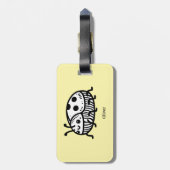 Charmante handGezeichnet Käfer-Illustration Gepäckanhänger (Rückseite vertikal)