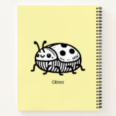 Charmante handGezeichnet Käfer-Illustration Notizblock (Rückseite)