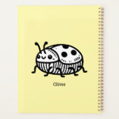 Charmante handGezeichnet Käfer-Illustration Planer (Rückseite)