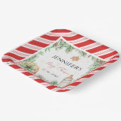 Charmante handGezeichnet Weihnachtsdusche Pappteller (Gewinkelt)