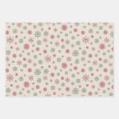 Charmante, handgezeichnete Weihnachtsmotive. Geschenkpapier Set (Vorderseite 3)