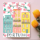 Charmante Häuser in Portugal Handmade Artwork Cust Postkarte<br><div class="desc">Fügen Sie Ihren eigenen Text auf der Vorder- oder Rückseite dieser Postkarte mit einer charmanten Abbildung der Häuser in Porto in Pastellfarben. Ich hoffe,  Sie mögen dieses zeichn,  ich habe es für Sie erstellt! Karo aus meinem Shop für mehr oder lass mir wissen,  wenn Sie etwas Angewohntes wollen!</div>