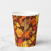 Charmante Herbstlaube Babydusche Pappbecher (Rechts)