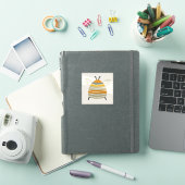 Charmante Honigbiene im Mittelstildesign Aufkleber (iPad Hülle)