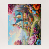 charmante Hütte Puzzle (Vertikal)