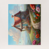 charmante Hütte Puzzle (Vertikal)