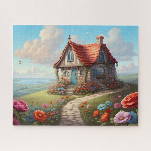 charmante Hütte Puzzle (Horizontal)