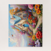charmante Hütte Puzzle (Vertikal)