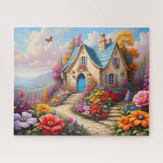 charmante Hütte Puzzle (Horizontal)