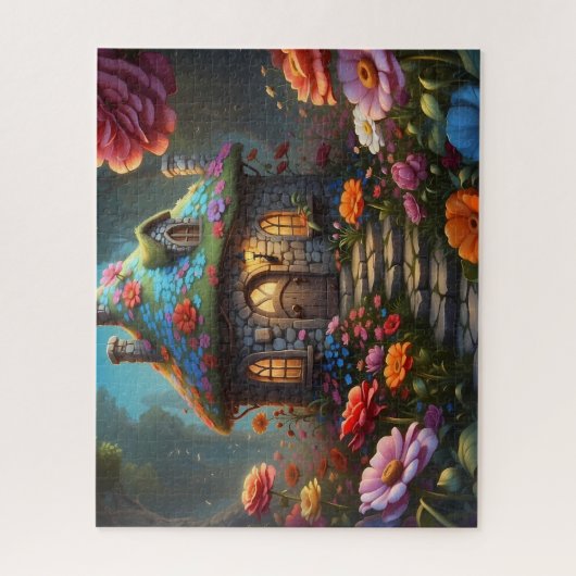 charmante Hütte Puzzle (Vertikal)