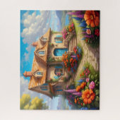 charmante Hütte Puzzle (Vertikal)