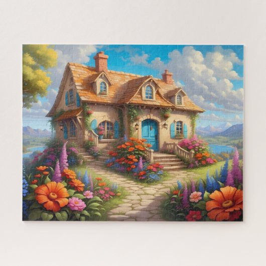 charmante Hütte Puzzle (Horizontal)