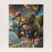charmante Hütte Puzzle (Vertikal)