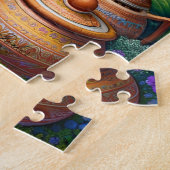 Charmante Hütte Whimsical Garden Tee Party Puzzle (Seite)