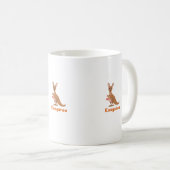 Charmante Kangaroo-Tasse - Stilftig mit Australien Kaffeetasse (VorderseiteRechts)