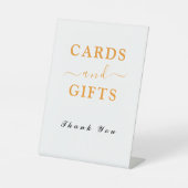 Charmante Karten und Geschenke Sockelschild (Vorderseite)