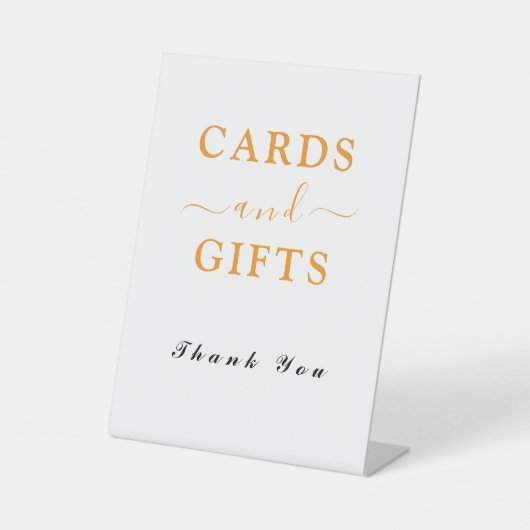 Charmante Karten und Geschenke Sockelschild (Vorderseite)