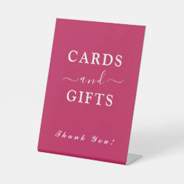 Charmante Karten und Geschenke Sockelschild