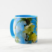 Charmante Kirschblüten Tasse (Vorderseite Links)