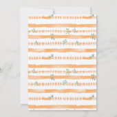 Charmante kleine Sprout Babydusche Einladung (Rückseite)