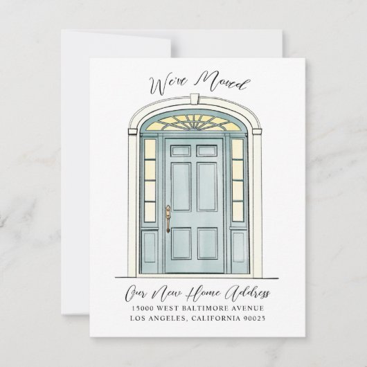 Charmante koloniale Tor-Illustration Ankündigung (Vorderseite)