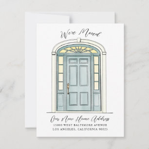 Charmante koloniale Tor-Illustration Ankündigung