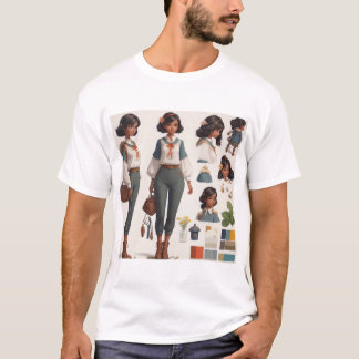 Charmante Kunst im ländlichen Leben | Vintage Ästh T-Shirt