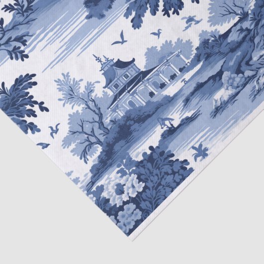 Charmante Landschaft auf zerklüftetem Papier (Ausschnitt)