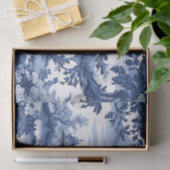 Charmante Landschaft auf zerklüftetem Papier (Geschenk)