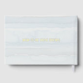 Charmante Lässige Babydusche Gästebuch (Rückseite)