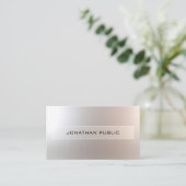 Charmante Moderne Beruflich Elegante Glamour Visitenkarte (Stehend Vorderseite)