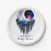 Charmante Niedlich Stars Kinderdusche Pappteller (Vorderseite)